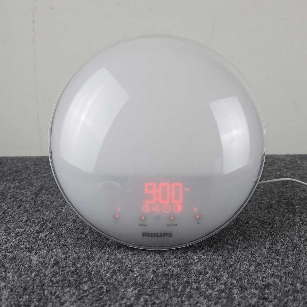 Philips Smart Sleep Wake Up Light Sunrise Sunset Simulation Alarm HF3520 Works